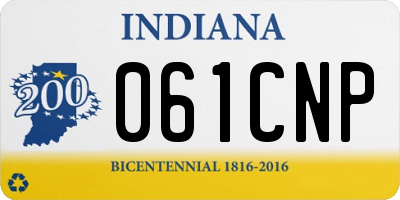 IN license plate 061CNP