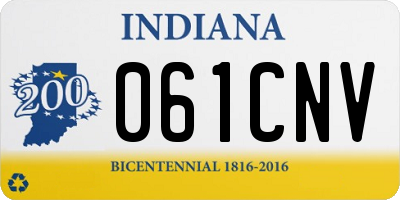 IN license plate 061CNV