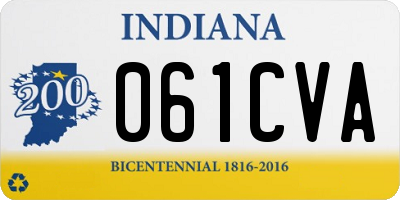 IN license plate 061CVA