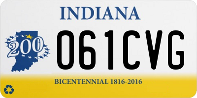 IN license plate 061CVG