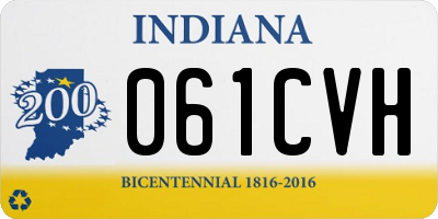 IN license plate 061CVH