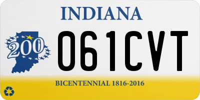 IN license plate 061CVT