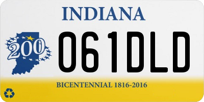 IN license plate 061DLD
