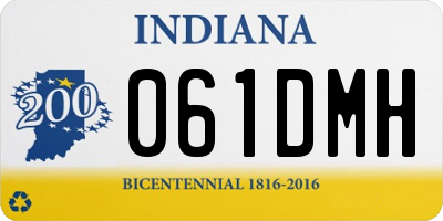 IN license plate 061DMH