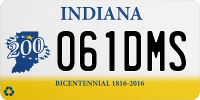 IN license plate 061DMS