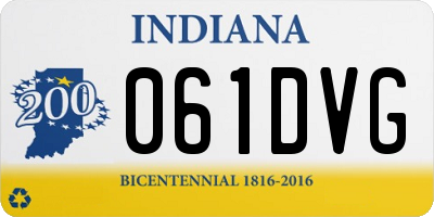 IN license plate 061DVG
