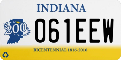 IN license plate 061EEW