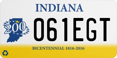 IN license plate 061EGT