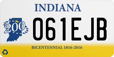 IN license plate 061EJB