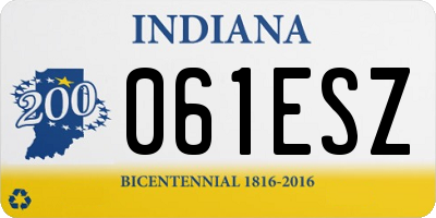 IN license plate 061ESZ