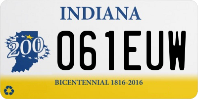 IN license plate 061EUW
