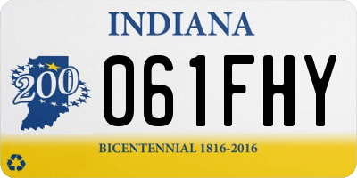 IN license plate 061FHY