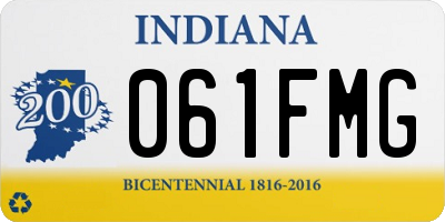 IN license plate 061FMG
