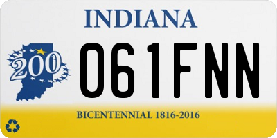 IN license plate 061FNN