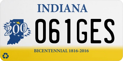 IN license plate 061GES