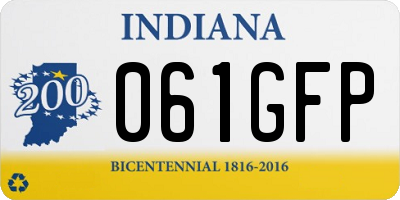 IN license plate 061GFP
