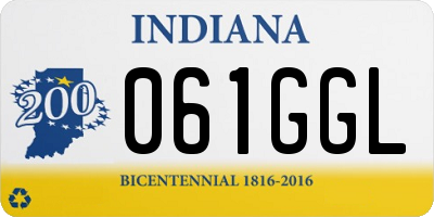 IN license plate 061GGL