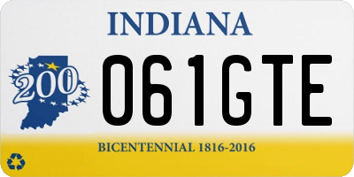 IN license plate 061GTE