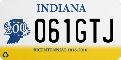 IN license plate 061GTJ