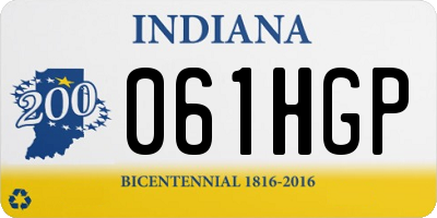 IN license plate 061HGP