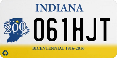 IN license plate 061HJT