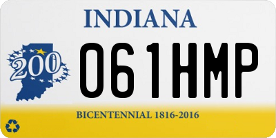 IN license plate 061HMP
