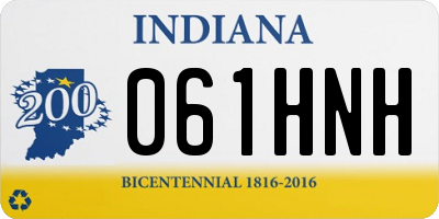 IN license plate 061HNH