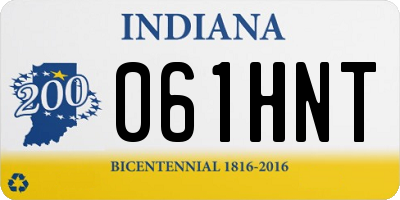 IN license plate 061HNT