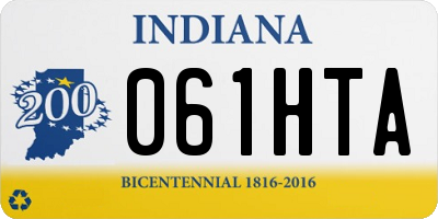 IN license plate 061HTA