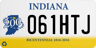 IN license plate 061HTJ