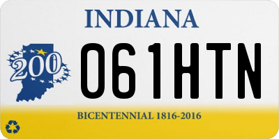 IN license plate 061HTN