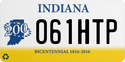 IN license plate 061HTP