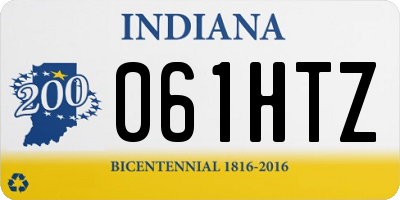 IN license plate 061HTZ