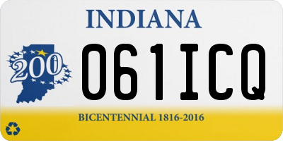 IN license plate 061ICQ