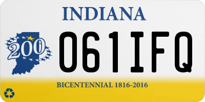 IN license plate 061IFQ