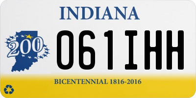 IN license plate 061IHH