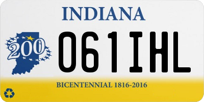 IN license plate 061IHL