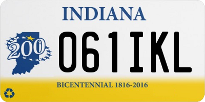 IN license plate 061IKL