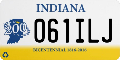 IN license plate 061ILJ