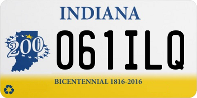 IN license plate 061ILQ