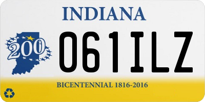 IN license plate 061ILZ