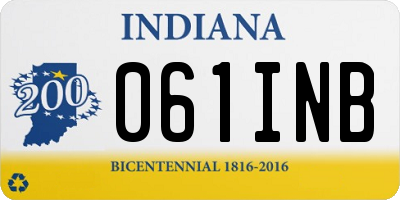 IN license plate 061INB