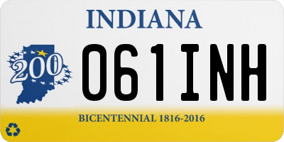 IN license plate 061INH