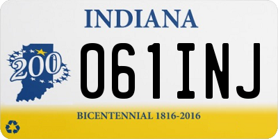 IN license plate 061INJ