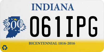 IN license plate 061IPG