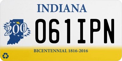 IN license plate 061IPN