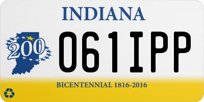 IN license plate 061IPP