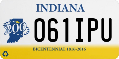 IN license plate 061IPU