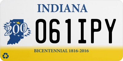 IN license plate 061IPY