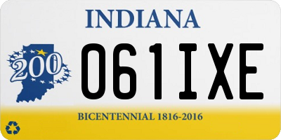 IN license plate 061IXE